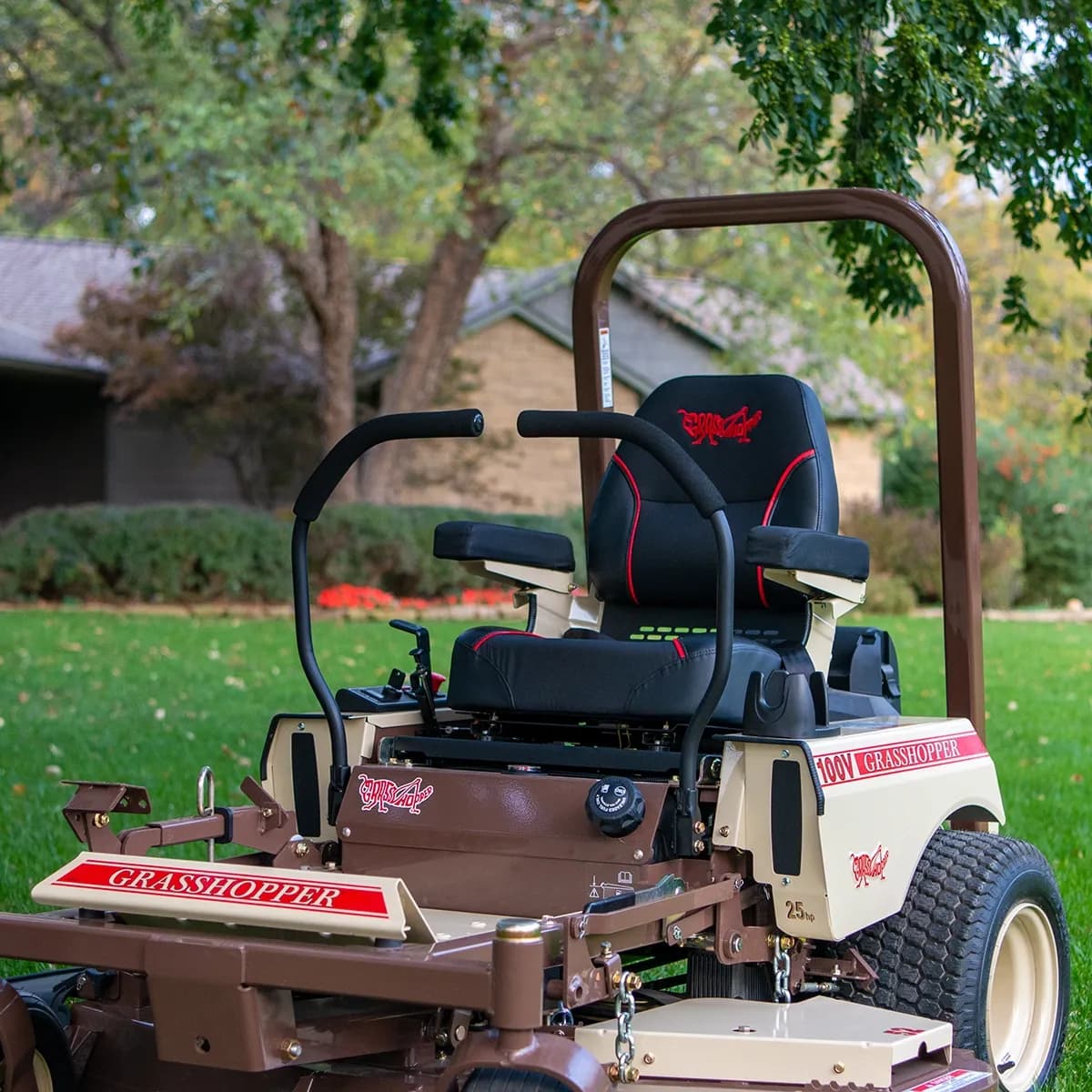 Comfortable Operator Station 100V Grasshopper Mower