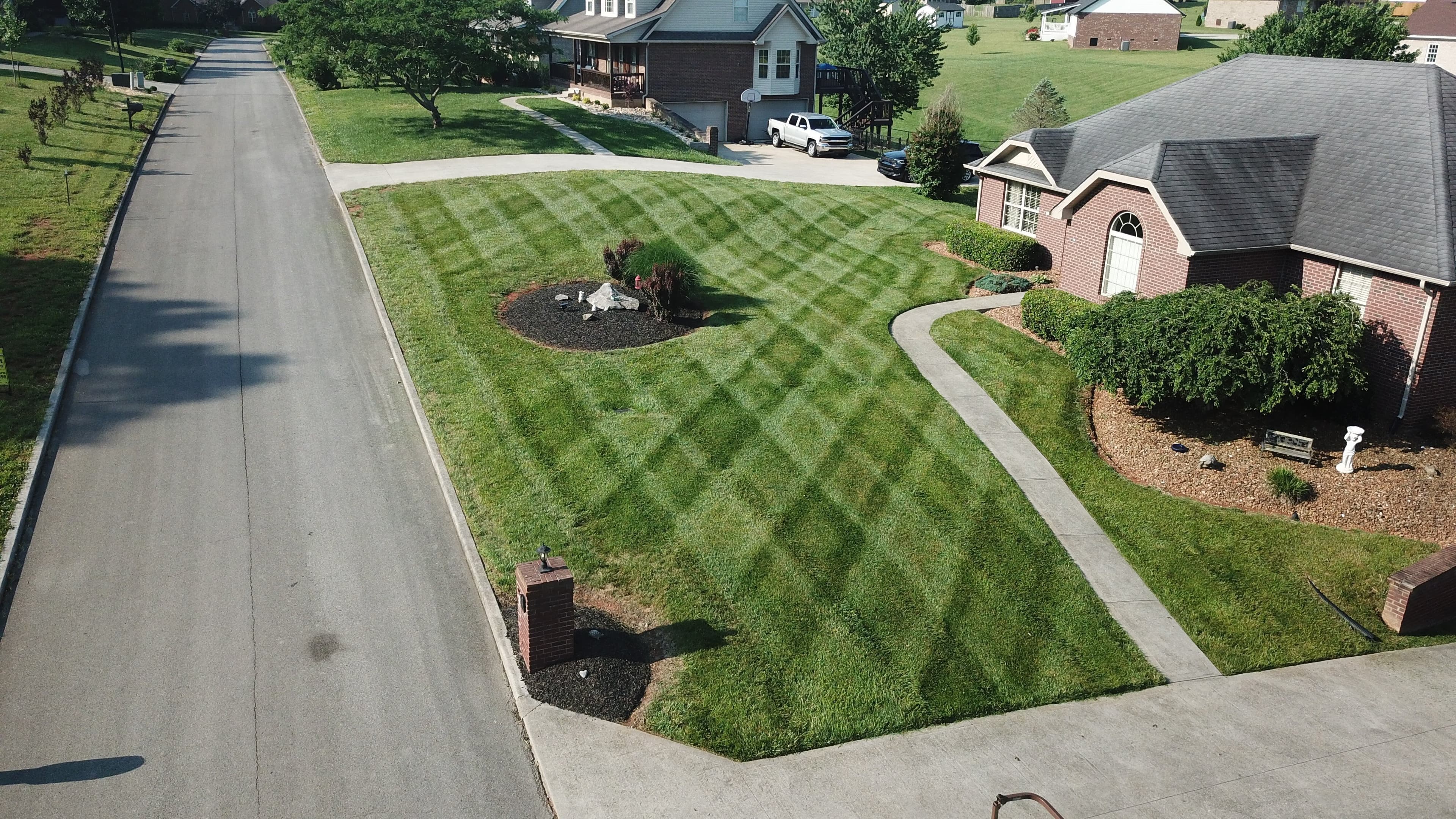 How to stripe a lawn