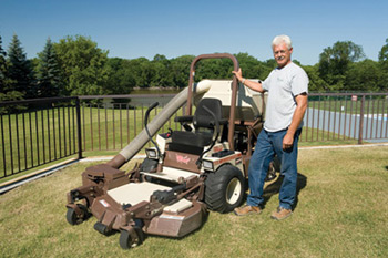 Pastor takes leap of faith into landscaping industry