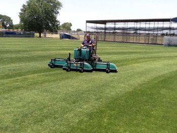 School district saves money, man-hours with fleet of Grasshoppers and attachments